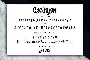 Gasthyon Stylish Brush Business Font