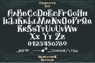 Highlander font