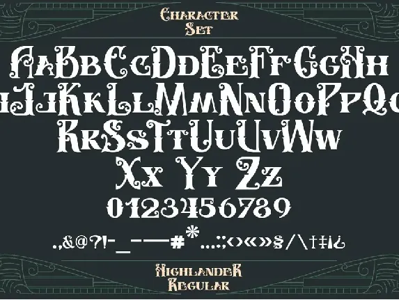 Highlander font