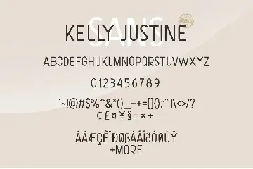 Just Kelly Justine Font Duo