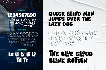 Mockey Clown - Cloud Type font