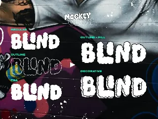 Mockey Clown - Cloud Type font