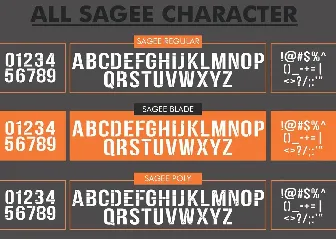 Sagee 3 Font