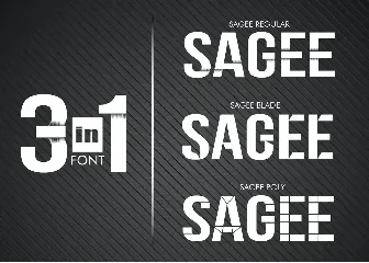 Sagee 3 Font