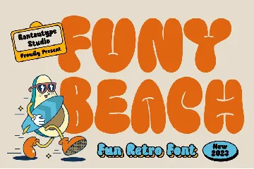 Funy Beach Fun Retro Serif Font