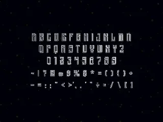 Game Over - Display font