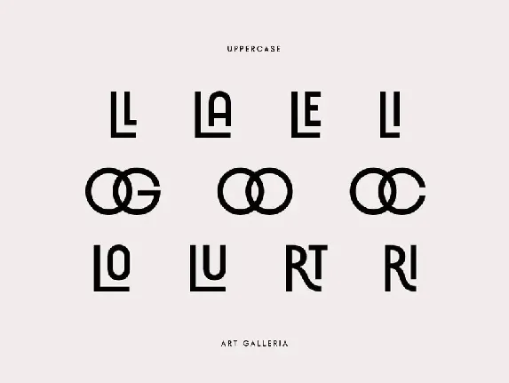 Art Galleria - Modern Display Sans Serif font