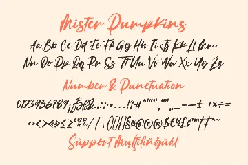 Mister Pumpkins Font Duo