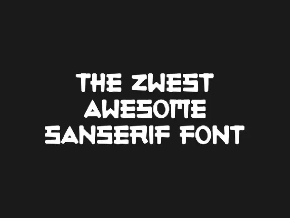 TheZwets font