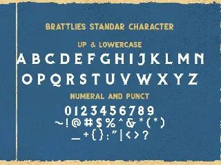 Brattlies font