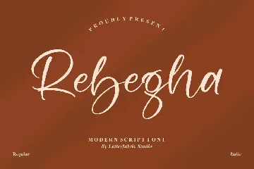 Rebegha Modern Script Font