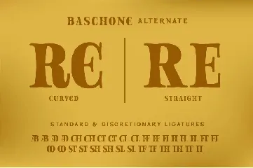 Baschone font