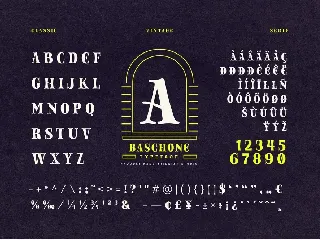 Baschone font