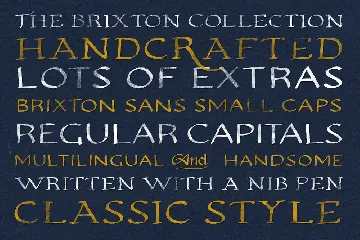 Brixton Hand Family font