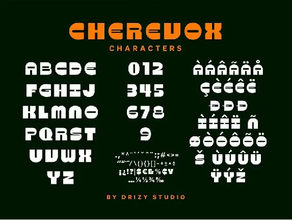 Cherevox font