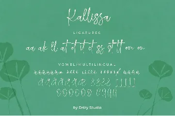 Kallissa font