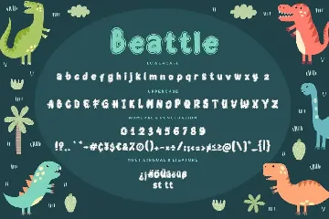 Beattle Fun Children Advertisement Font