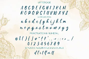 The Florist Handwriting font