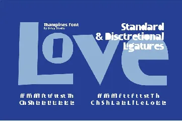 Thampines font