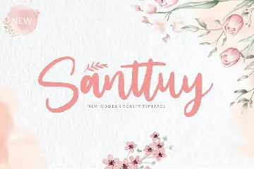 Santuy - Handwritten Font