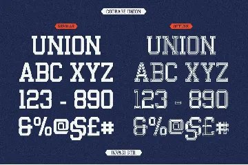 Courage Union - Athletic Slab Font