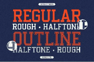 Courage Union - Athletic Slab Font