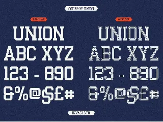 Courage Union - Athletic Slab Font