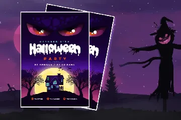 Monsterfield - Bloody Scary Halloween Font