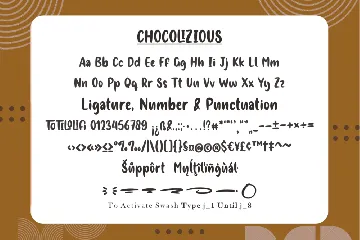 Chocolizious Display Font