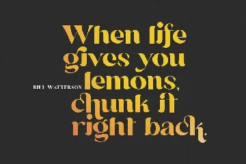 Citron font