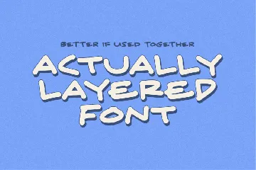 Ferpie Layered Font