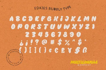 Edkies Bubbly font