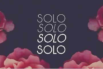 SOLO font