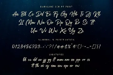 Darkline font