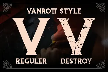 Vanrott font