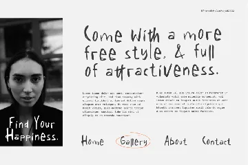 Efrancd Handwriting font