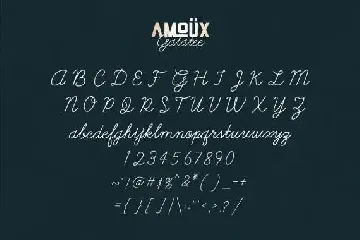 AMOÃ¶X & Galatee font