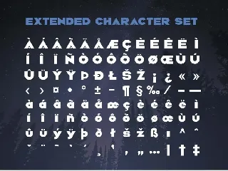 The forest font