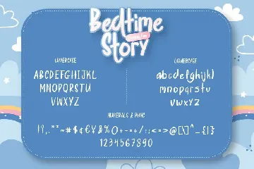 Bedtime Story Display Fun font