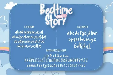 Bedtime Story Display Fun font