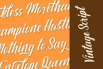 Sang Ratu - Vintage Script Font