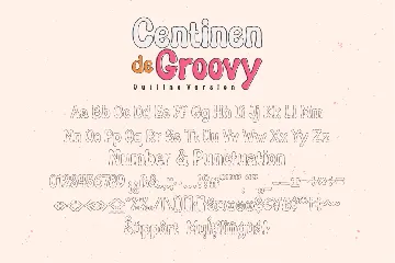 Centinen de Groovy font