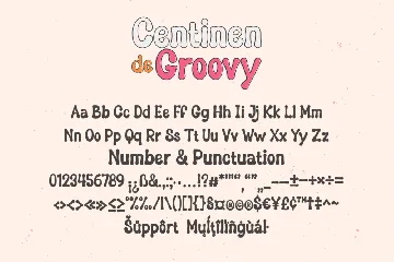 Centinen de Groovy font