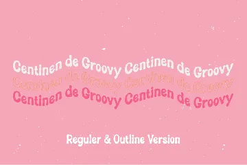 Centinen de Groovy font