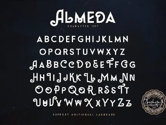 Almeda // A Modern Vintage Font