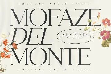 Mofaze Del Monte Serif Font