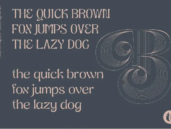 Marige - Display Typeface font