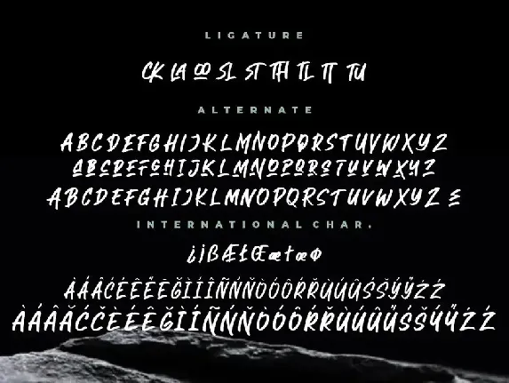 Brotherhood Brush Marker font