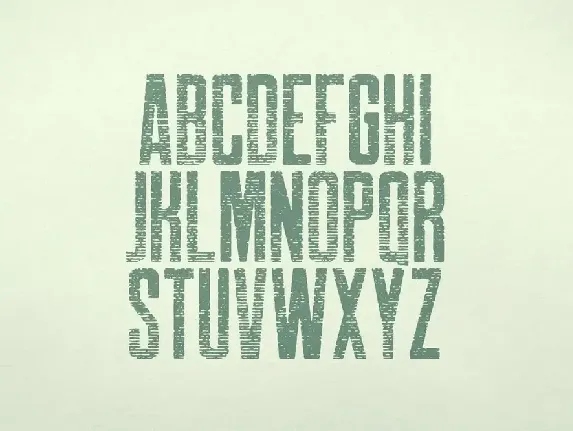 Robinson Corroded font