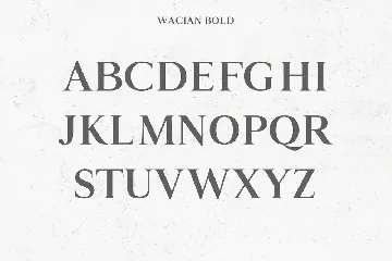 Wacian Serif Font Family